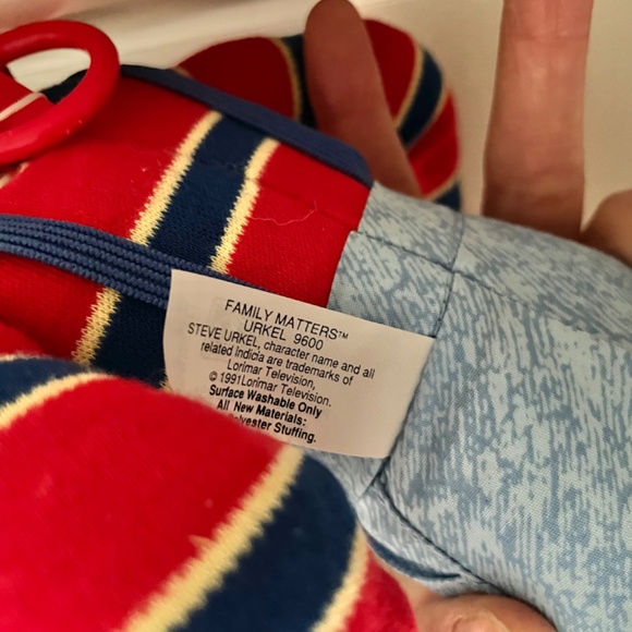 Vintage Rare 1991 Family Matters Steve Urkel pull string doll - Picture 7 of 7